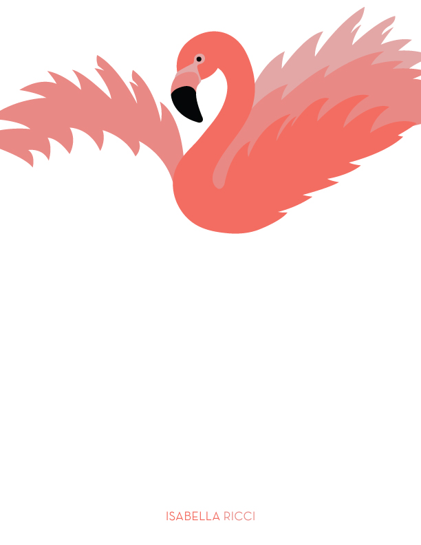 flamingo-stationery